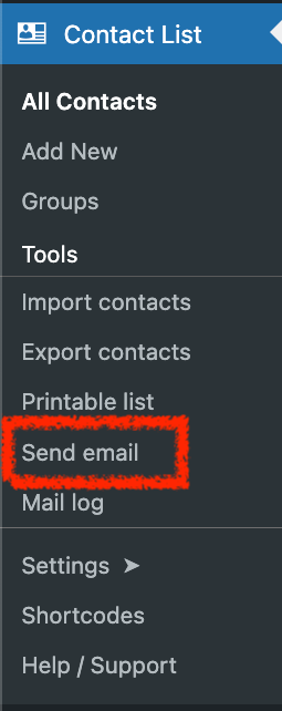 Send Email- Contact List Pro