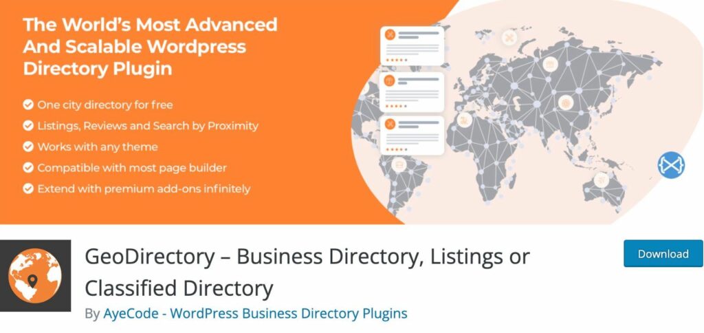 GeoDirectory Business Directory Plugin