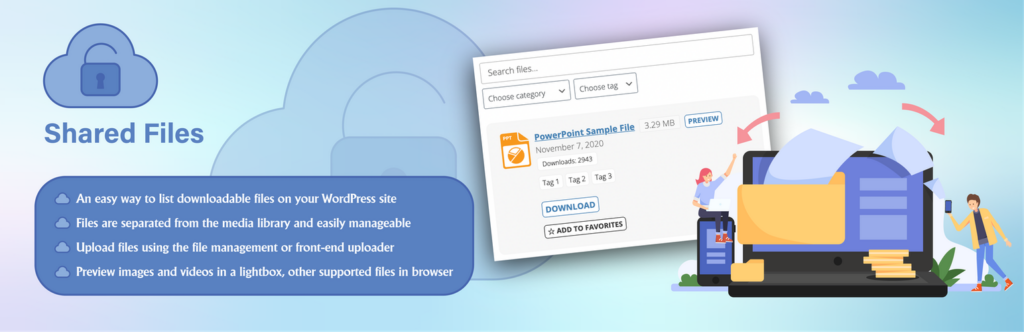 Shared Files - WordPress File Sharing Plugin