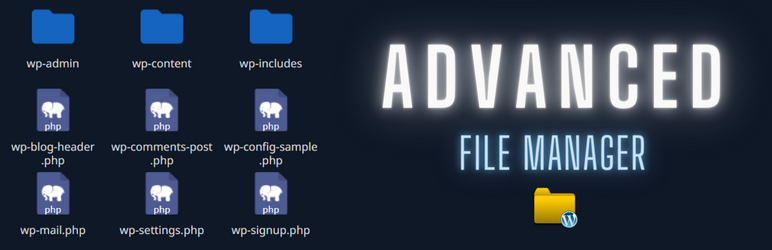 Advanced File Manager Plugin